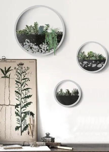 Wandmontierte Keramikvase Nordic Design – Elegante Wandgestaltung für Blumen 6