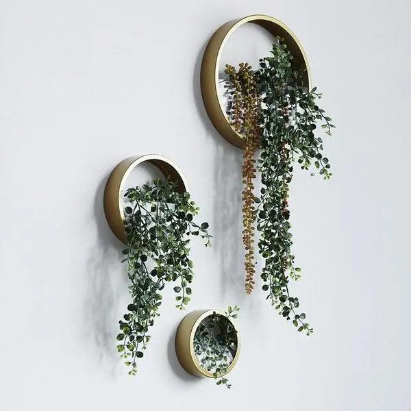 Wandmontierte Keramikvase Nordic Design – Elegante Wandgestaltung für Blumen 8