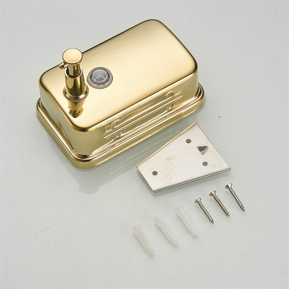 Wandmontierter Seifenspender Edelstahl – Elegante Hygiene für Küche und Bad 3