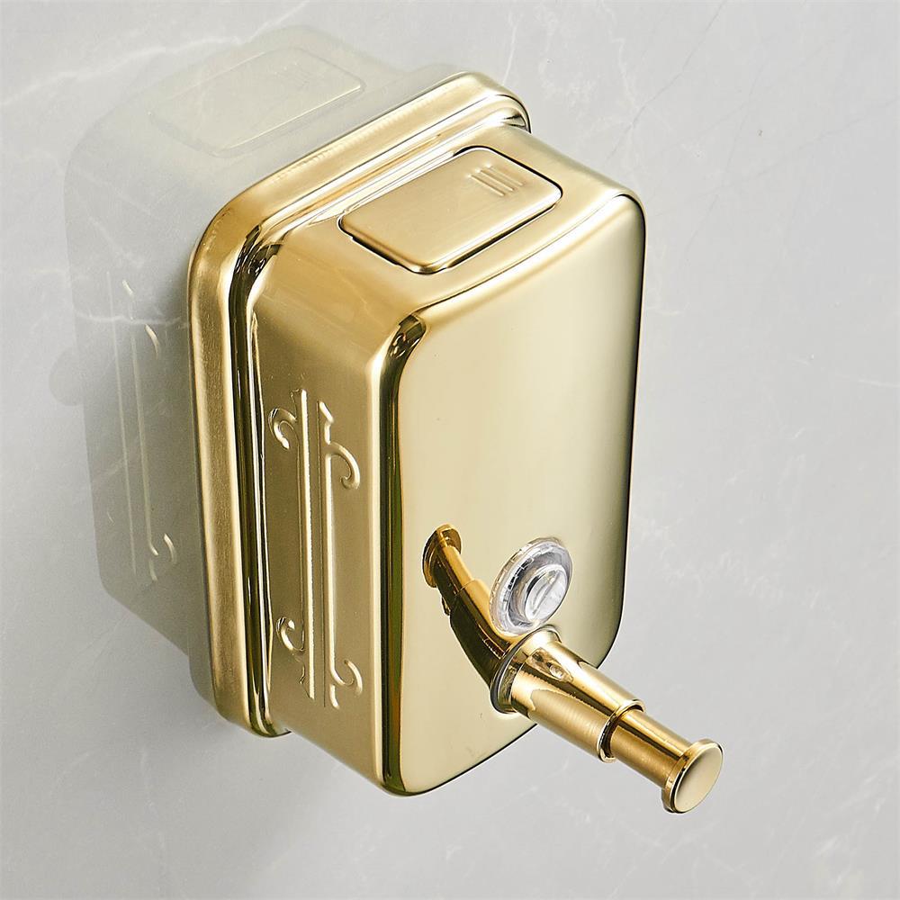 Wandmontierter Seifenspender Edelstahl – Elegante Hygiene für Küche und Bad 4