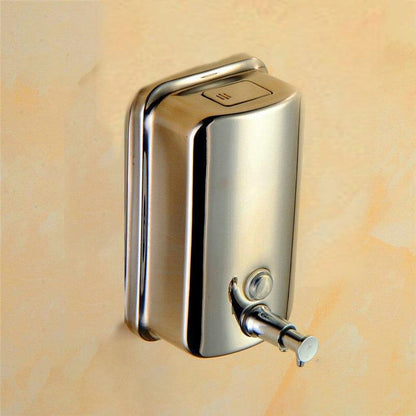 Wandmontierter Seifenspender Edelstahl – Elegante Hygiene für Küche und Bad 7