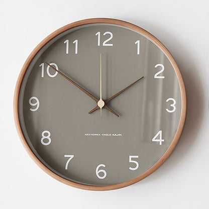 Wanduhr Aus Holz Rund – Stilvolle Zeitmessung Für Einladende Räume 0