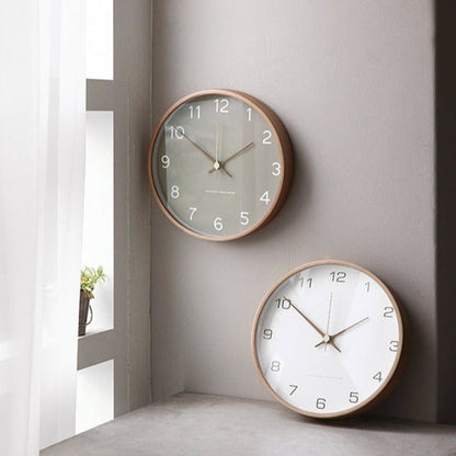 Wanduhr Aus Holz Rund – Stilvolle Zeitmessung Für Einladende Räume 1