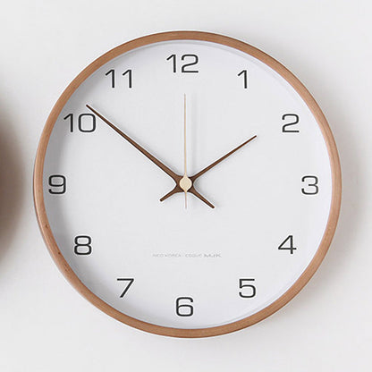 Wanduhr Aus Holz Rund – Stilvolle Zeitmessung Für Einladende Räume 9