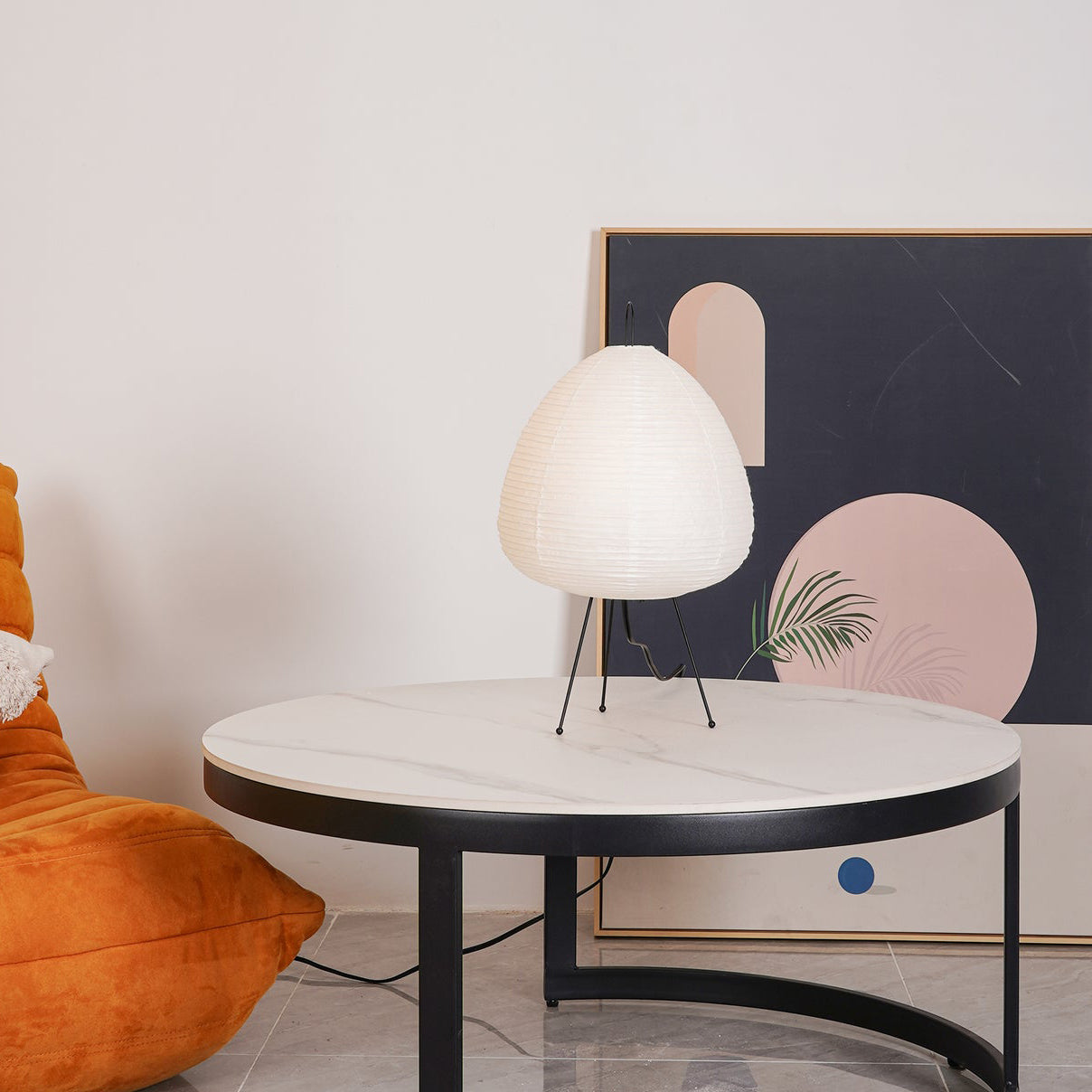 Washi Tischlampe – Sanfte Beleuchtung Mit Japanischem Stil 3