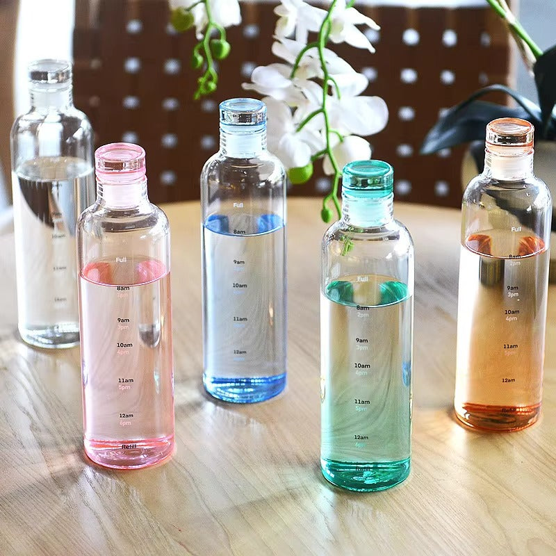 Wasserflasche Mit Zeitmarkierung – Ideal Für Gesunde Hydration 1