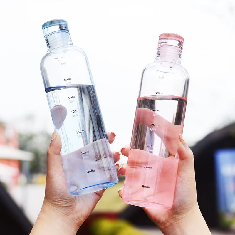Wasserflasche Mit Zeitmarkierung – Ideal Für Gesunde Hydration 10