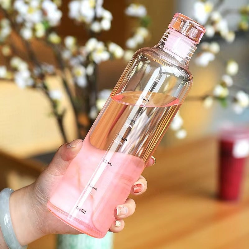 Wasserflasche Mit Zeitmarkierung – Ideal Für Gesunde Hydration 11