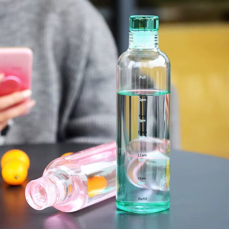 Wasserflasche Mit Zeitmarkierung – Ideal Für Gesunde Hydration 7