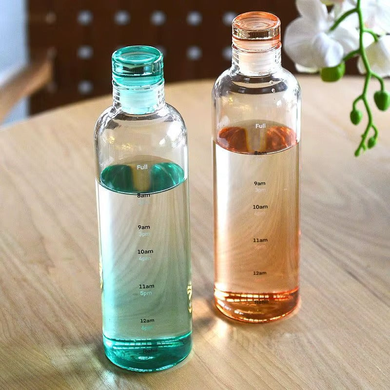 Wasserflasche Mit Zeitmarkierung – Ideal Für Gesunde Hydration 8