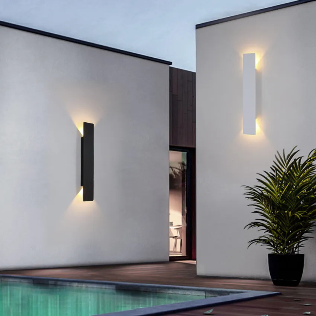 **Weerbestendige Aluminium Wandlamp – Elegante Außenbeleuchtung mit LED-Effizienz** 1
