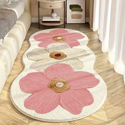 Weicher Teppich Mit Blumenmuster – Verspielt Und Gemütlich Für Ihr Zuhause 5