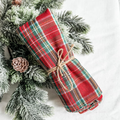 Weihnachtliches Stofftischset Set – Festliche Stimmung Für Ihre Feiertagsmahlzeiten 3