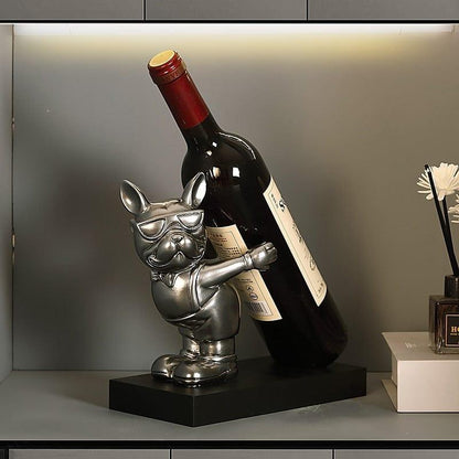 Weinflaschenhalter Französische Bulldogge – Charmantes Design Für Weinliebhaber 2