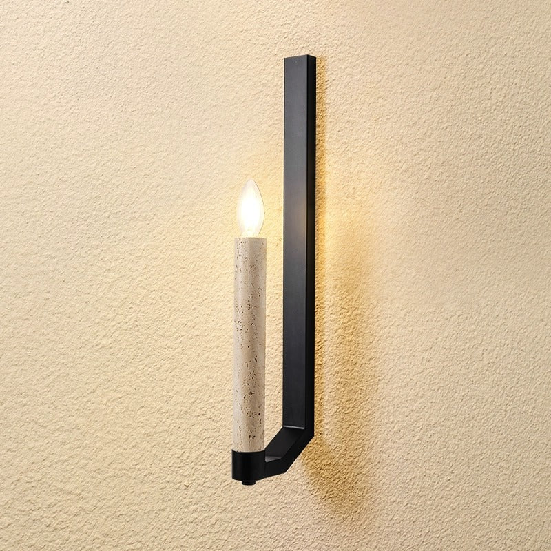 Zeitgenössische Retro-Wandleuchte Travertin – Stilvolles Licht für Gemütliche Räume 8