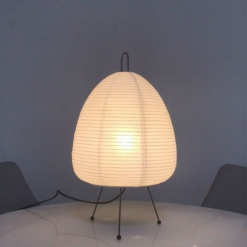 Zenora Tischlampe Reispapier Wabi-Sabi – Sanftes Licht Für Entspannte Momente 0