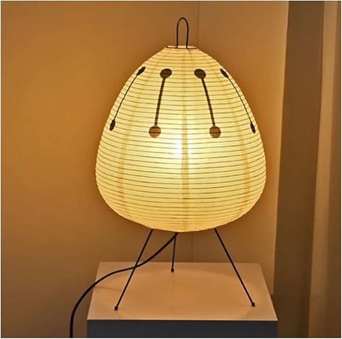 Zenora Tischlampe Reispapier Wabi-Sabi – Sanftes Licht Für Entspannte Momente 13