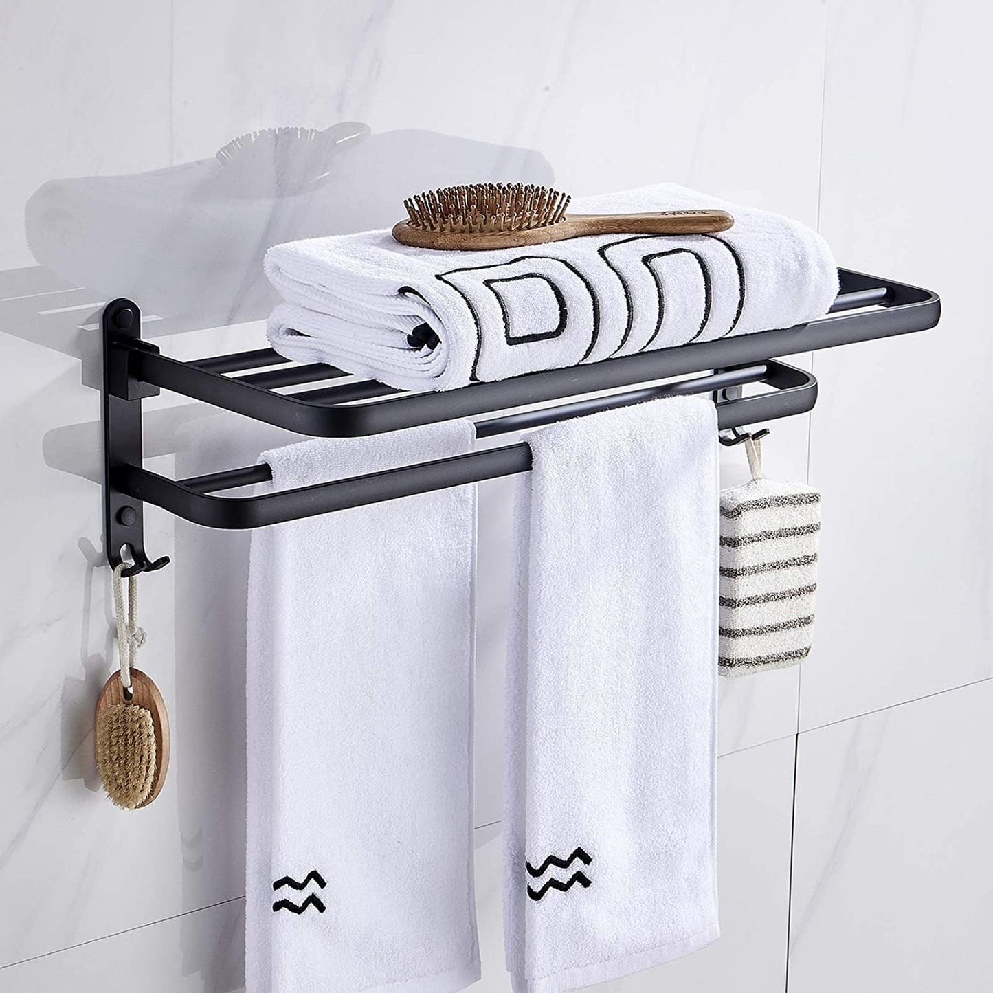 Zusammenklappbarer Handtuchhalter Wandmontage – Elegante Lösung Für Ihr Badezimmer 2