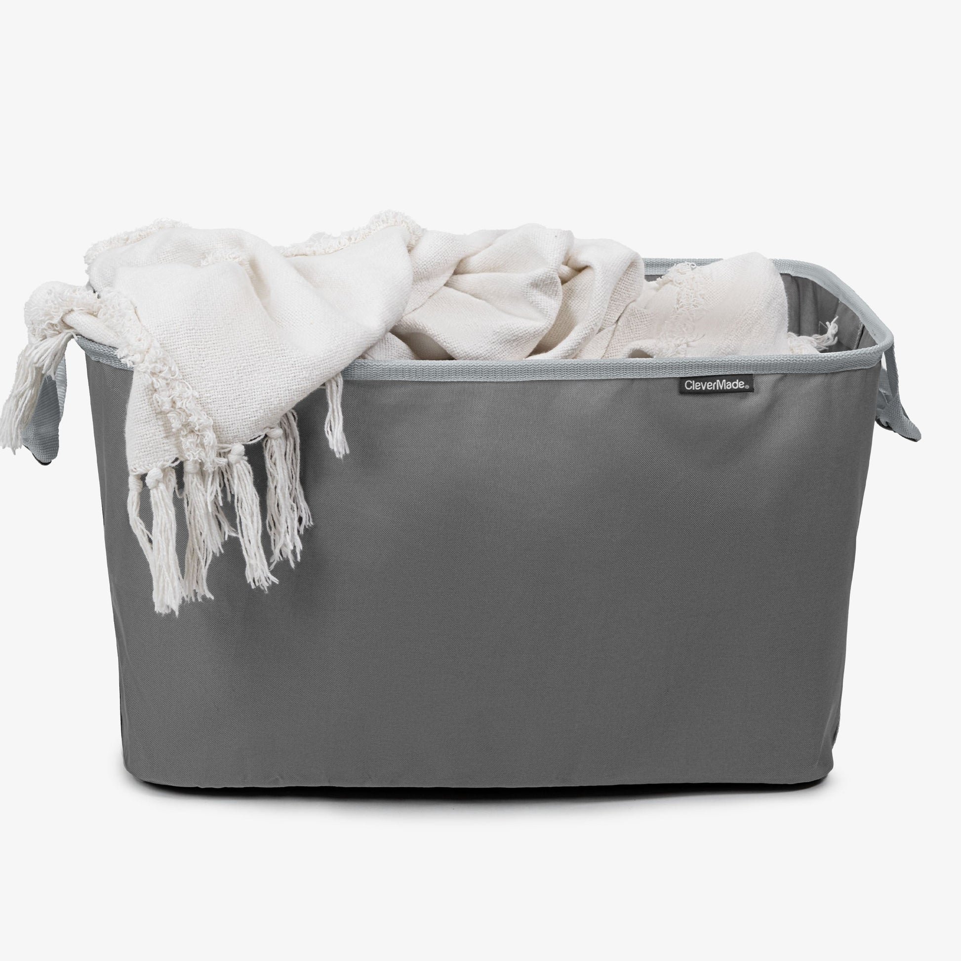 Zusammenklappbarer Wäschekorb Grau – Praktische Lösung Für Wäscheorganisation 6