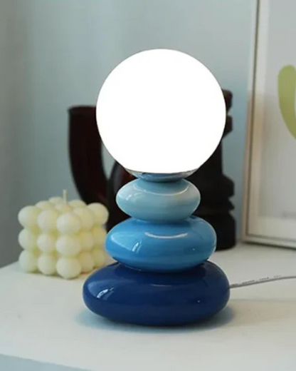 Tischlampe Steinblau - Stilvolle Akzentbeleuchtung