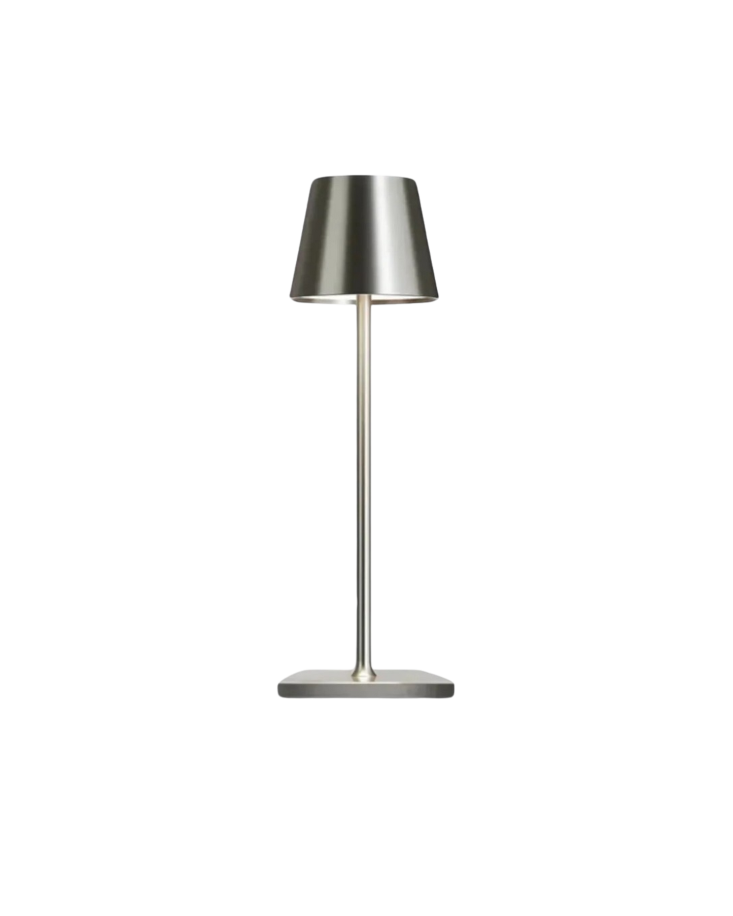 Schlanke Tischlampe Kegelschirm - Stilvolles Licht