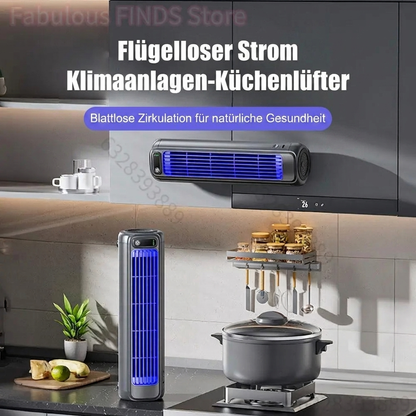 Tragbarer Ventilator – kabellos, leise, 3 Geschwindigkeitsstufen