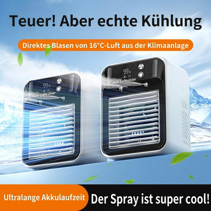 Tragbare Mini-Klimaanlage – Nano-Nebel, kühlt & befeuchtet, kabellos