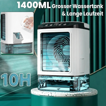 Luftkühler mit Wassertank – 3 Stufen, Nachtlicht, für den Schreibtisch