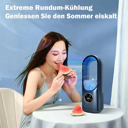 Mobile Klimaanlage Turm – flügellos, leise, mit Luftbefeuchtung