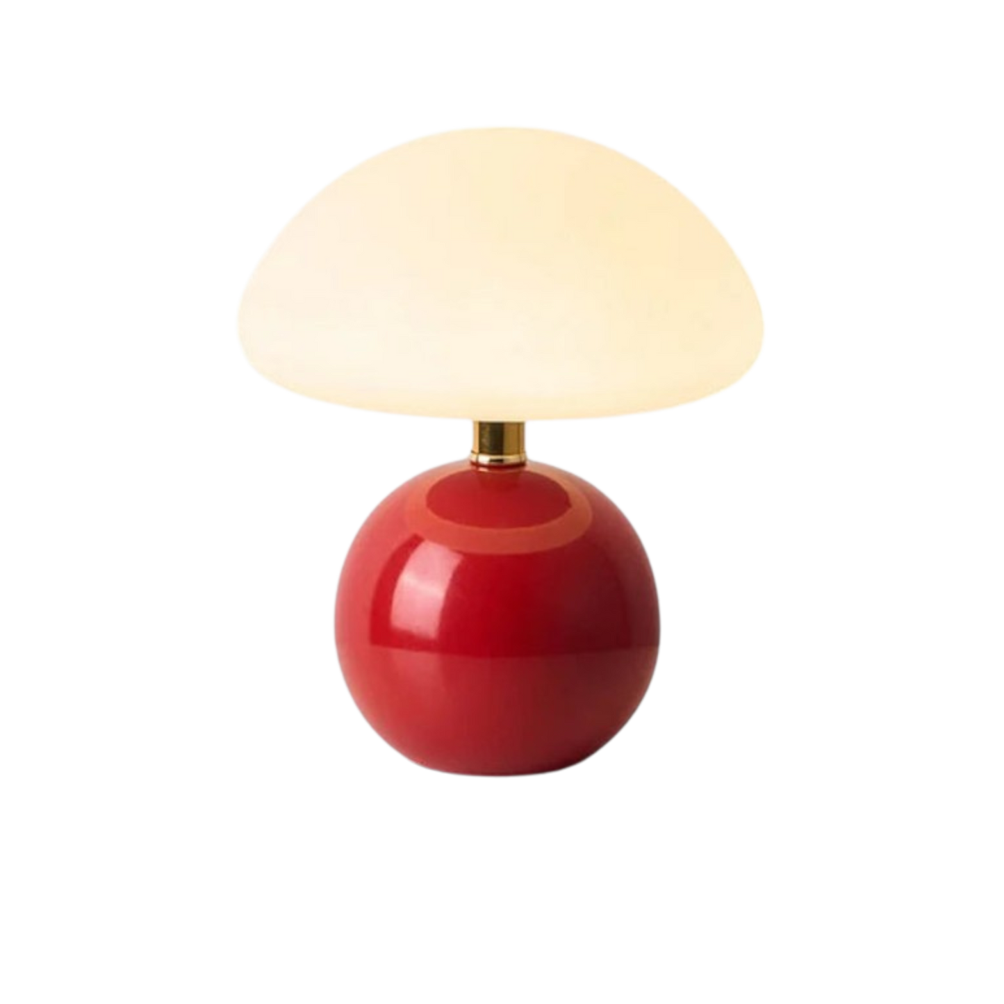 Tischlampe Kugelform Rot - Stilvolle Akzentbeleuchtung
