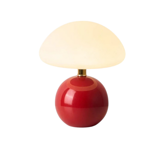Tischlampe Kugelform Rot - Stilvolle Akzentbeleuchtung