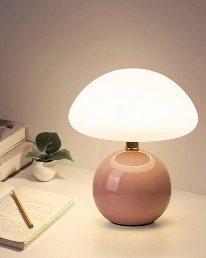 Tischlampe Kugelform Rot - Stilvolle Akzentbeleuchtung