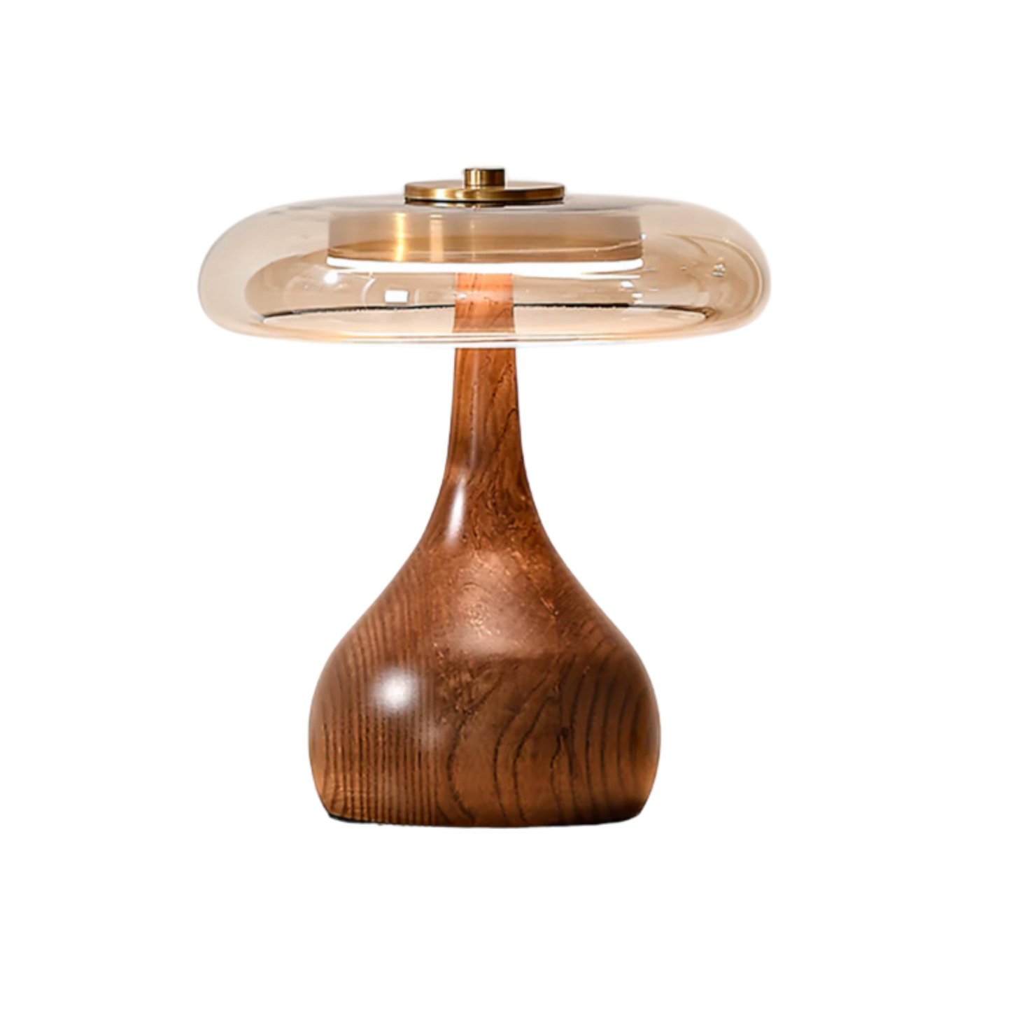 Tischlampe Holzglas - Natürliches Holzdesign