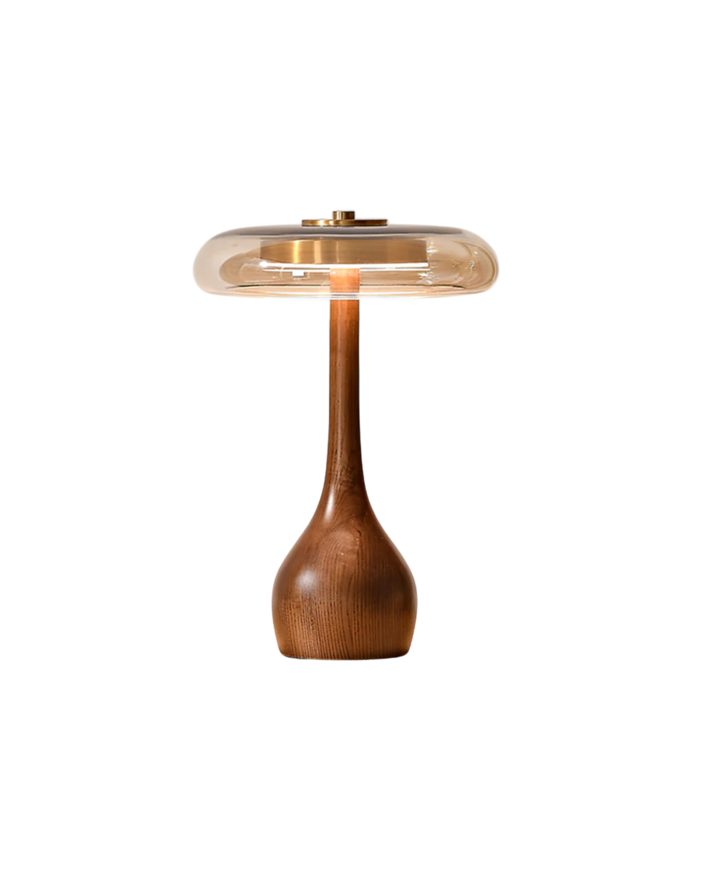 Tischlampe Holzglas - Natürliches Holzdesign