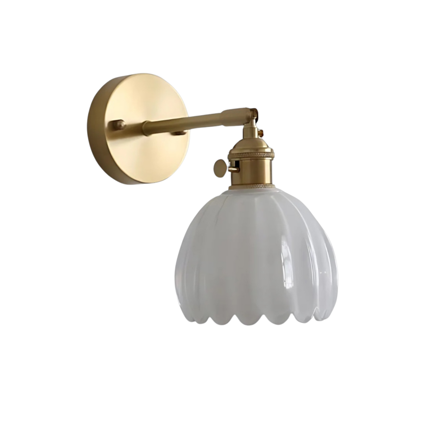 Wandleuchte Glaskuppel Vintage – Sanftes Licht mit Klassischer Note