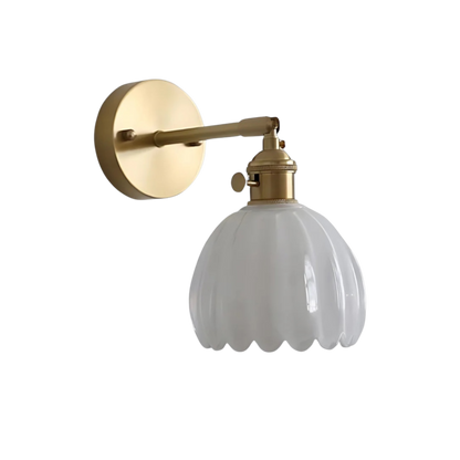 Wandleuchte Glaskuppel Vintage – Sanftes Licht mit Klassischer Note