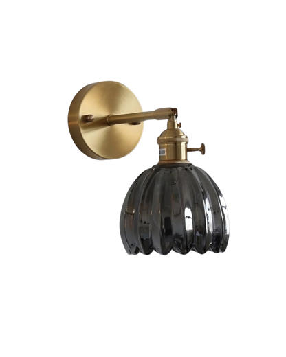 Wandleuchte Glaskuppel Vintage – Sanftes Licht mit Klassischer Note