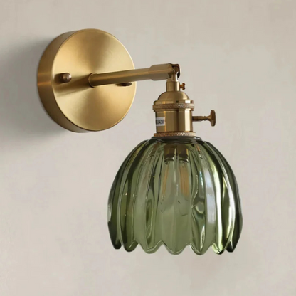 Wandleuchte Glaskuppel Vintage – Sanftes Licht mit Klassischer Note