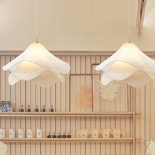 Deckenleuchte Wave Textil – Organische Lichtgestaltung