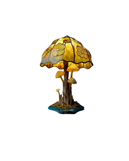 Tischlampe Blumenpilz - Stilvolle Akzentbeleuchtung