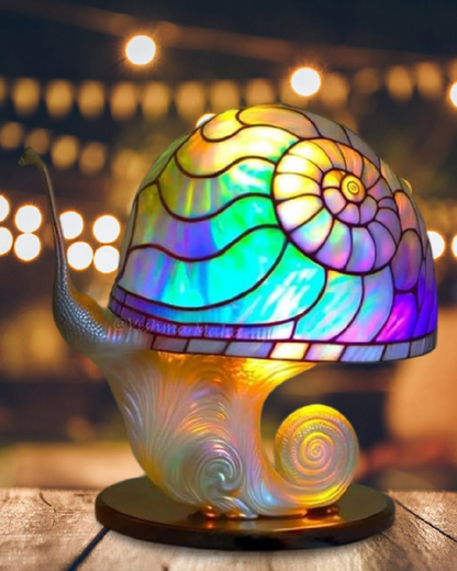 Tischlampe Blumenpilz - Stilvolle Akzentbeleuchtung