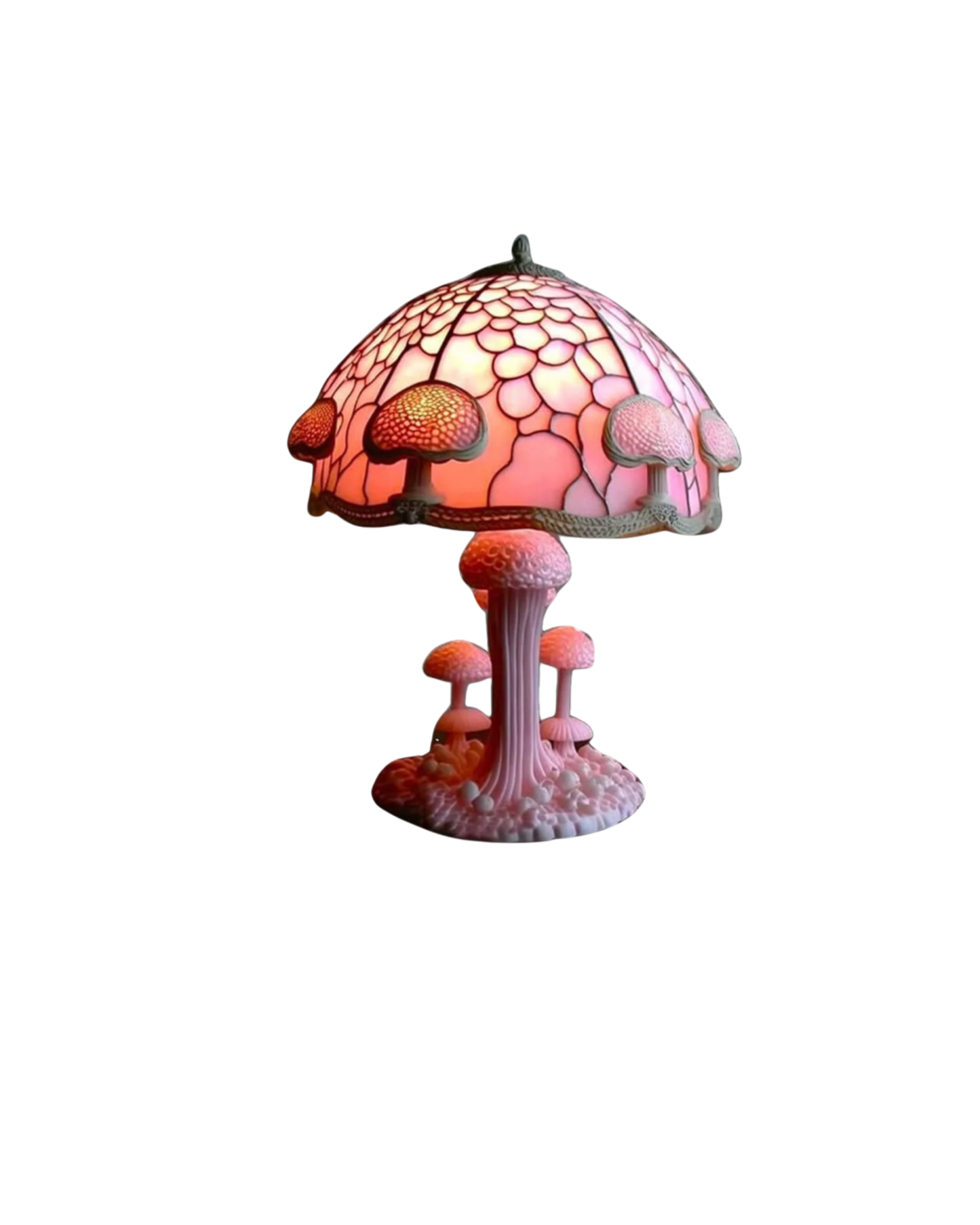 Tischlampe Blumenpilz - Stilvolle Akzentbeleuchtung