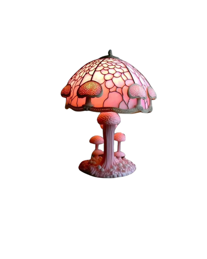 Tischlampe Blumenpilz - Stilvolle Akzentbeleuchtung
