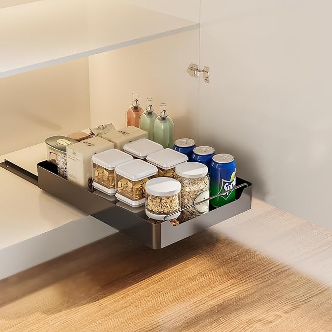 <strong>Ausziehbarer Schrank-Organizer</strong> – Praktische Aufbewahrungslösung für jeden Raum 0