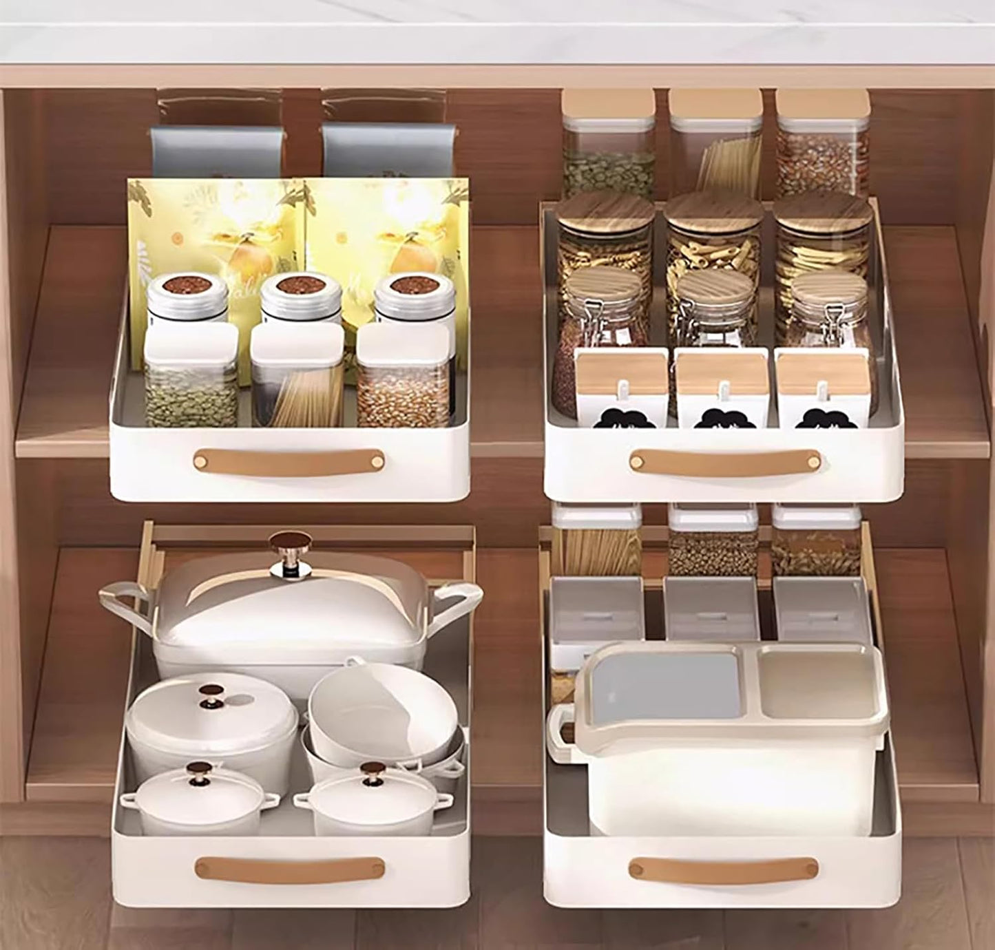 <strong>Ausziehbarer Schrank-Organizer</strong> – Praktische Aufbewahrungslösung für jeden Raum 2