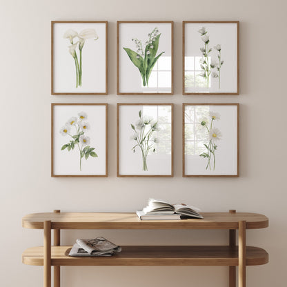 <strong>Botanische Wandkunst Set – Elegante Aquarellblumen für Ihr Zuhause</strong> 0