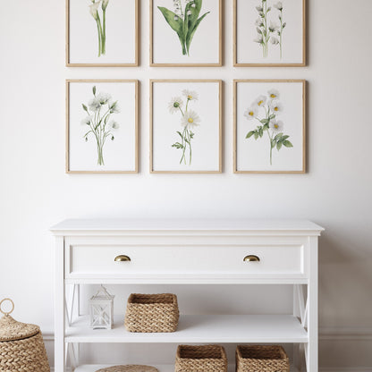 <strong>Botanische Wandkunst Set – Elegante Aquarellblumen für Ihr Zuhause</strong> 2
