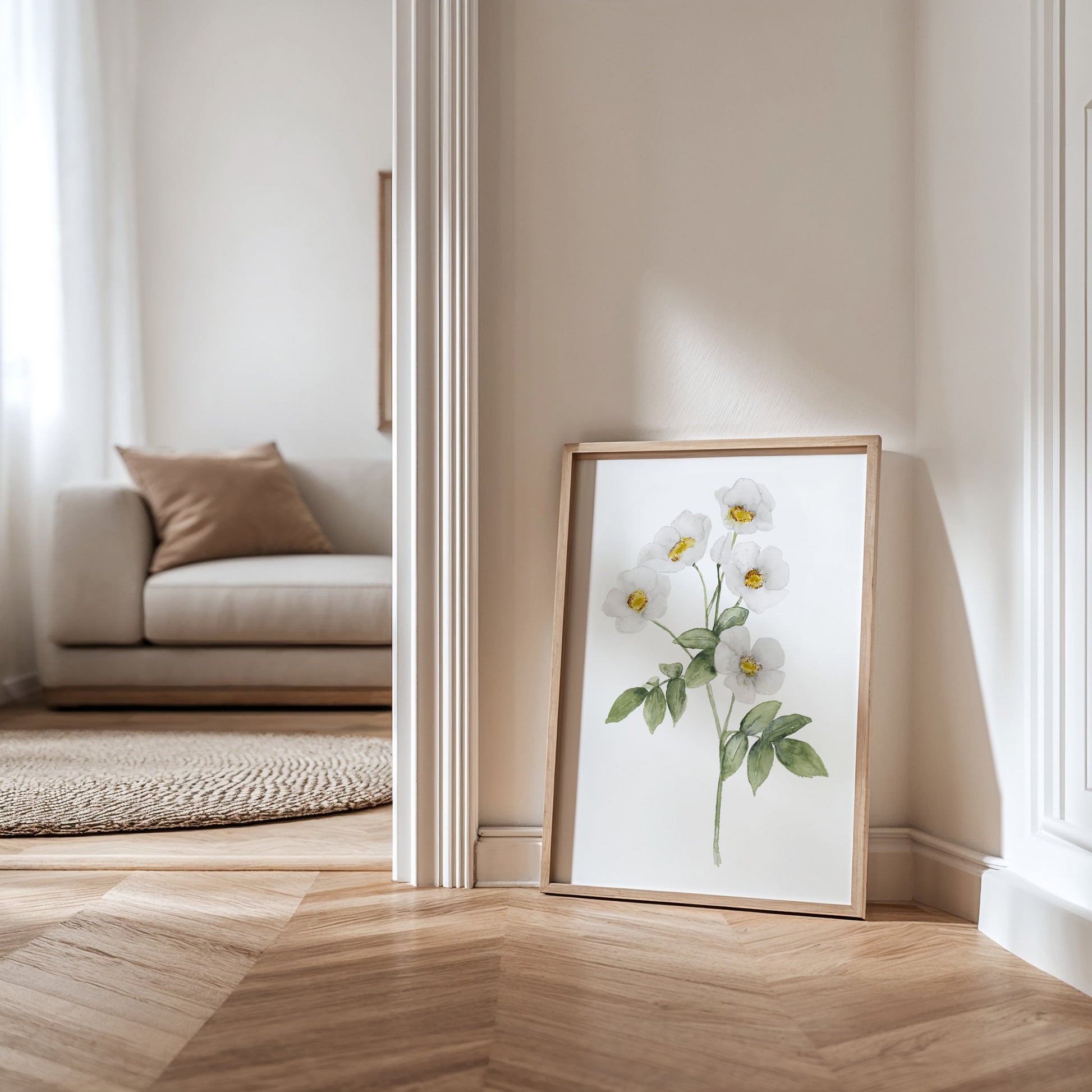<strong>Botanische Wandkunst Set – Elegante Aquarellblumen für Ihr Zuhause</strong> 5