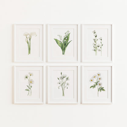 <strong>Botanische Wandkunst Set – Elegante Aquarellblumen für Ihr Zuhause</strong> 6