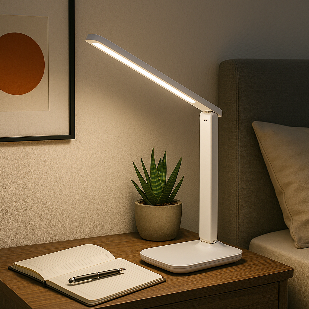 <strong>Dimmbare Klapptischlampe</strong> – Flexible Beleuchtung für jeden Raum 0